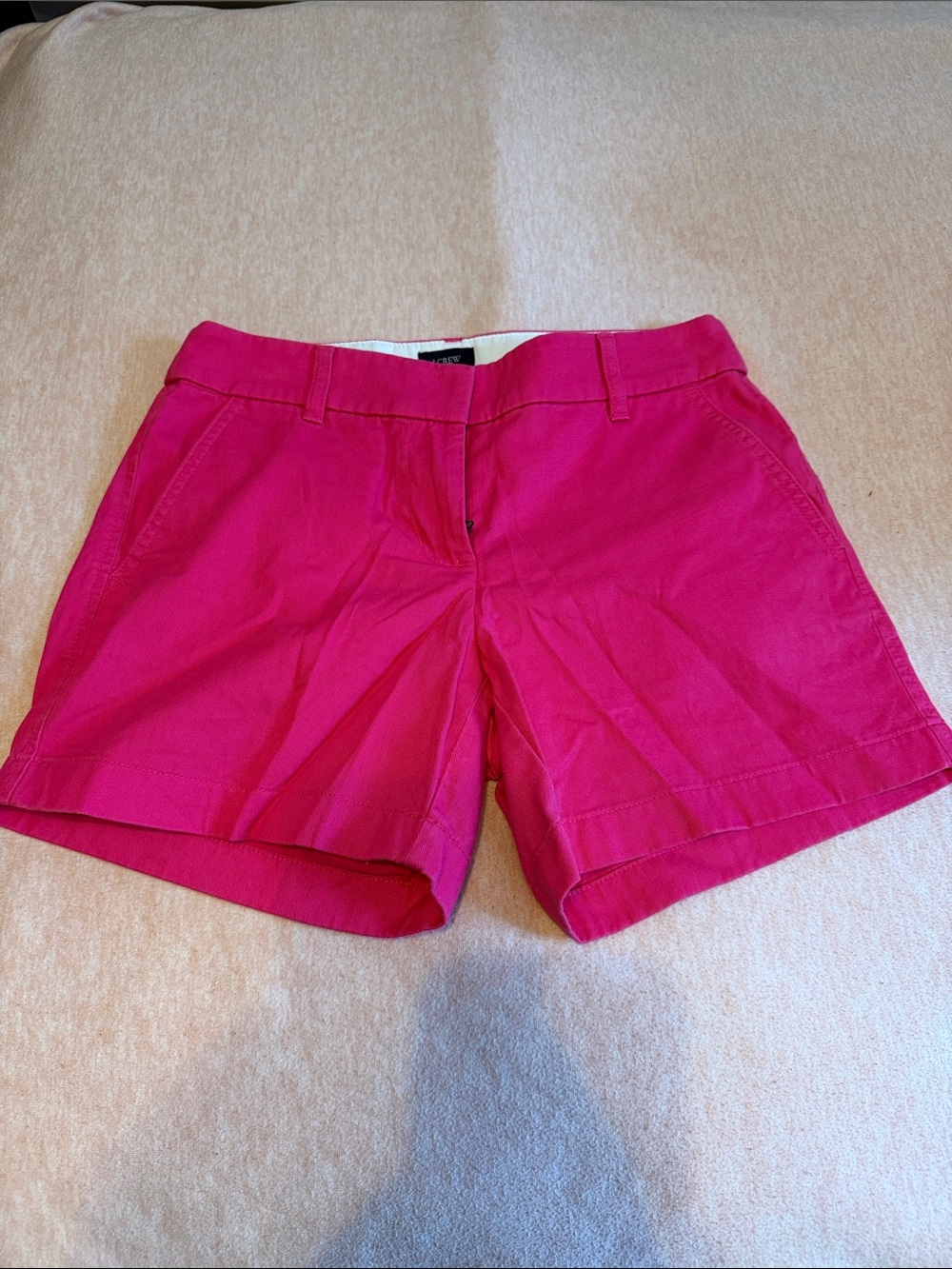 J. Crew Vibrant Hot Pink Cotton Shorts